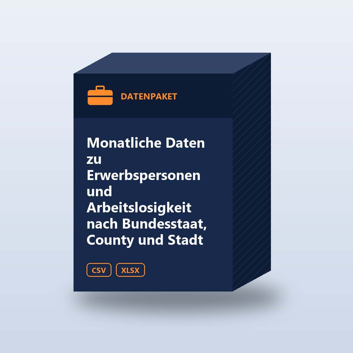 Monatliche Daten zu Erwerbspersonen und Arbeitslosigkeit nach Bundesstaat, County und Stadt